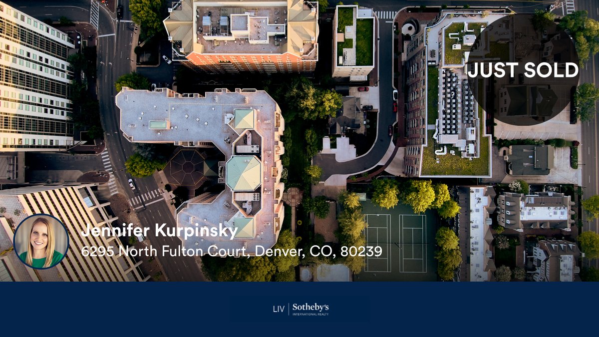 jkurpinsky's tweet photo. 🛌 6 🛀 6 🚘 3
📍 6295 North Fulton Court, Denver, CO, 80239

My latest sale on RateMyAgent.
Colorado FA40040664
https://t.co/wRuiJuIZHz

...
#ratemyagent #realestate #LIV_Sothebys_International_Realty https://t.co/wOIY6kPpuM