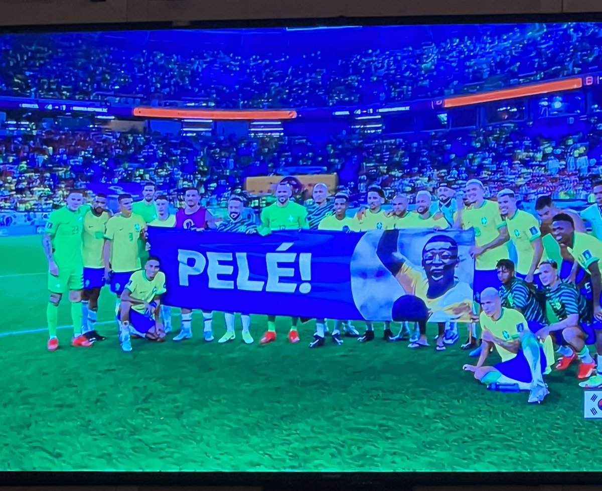 patydeeb's tweet photo. The King #Pele and the champions #Brazil #WorldCup2022 https://t.co/qikQ2VuDgp