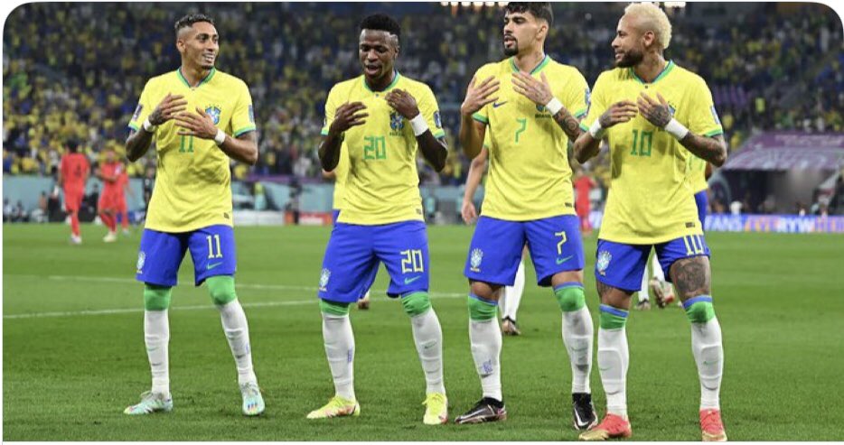 Congratulations. Brazil.All the best for top 8