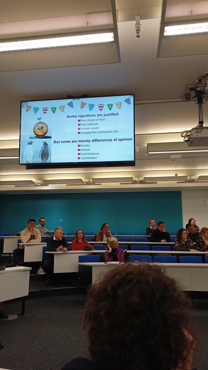 KabirMydur's tweet photo. Had a fun but reflective session today courtesy @BayesBSchool around "rejections"......

While we had our laughs, It was also a much needed peek for PhD students into "rejections" in academic publishing and coping with it https://t.co/SBtjaGQ4fd