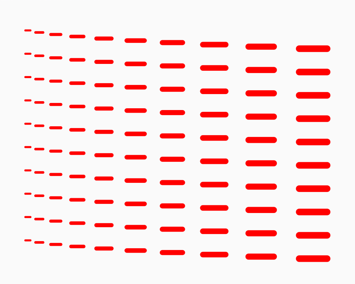joshburker's tweet photo. "ServoLine2" programmed in #ArtLogo. #art #math #programmning https://t.co/TGjUr7zNuI