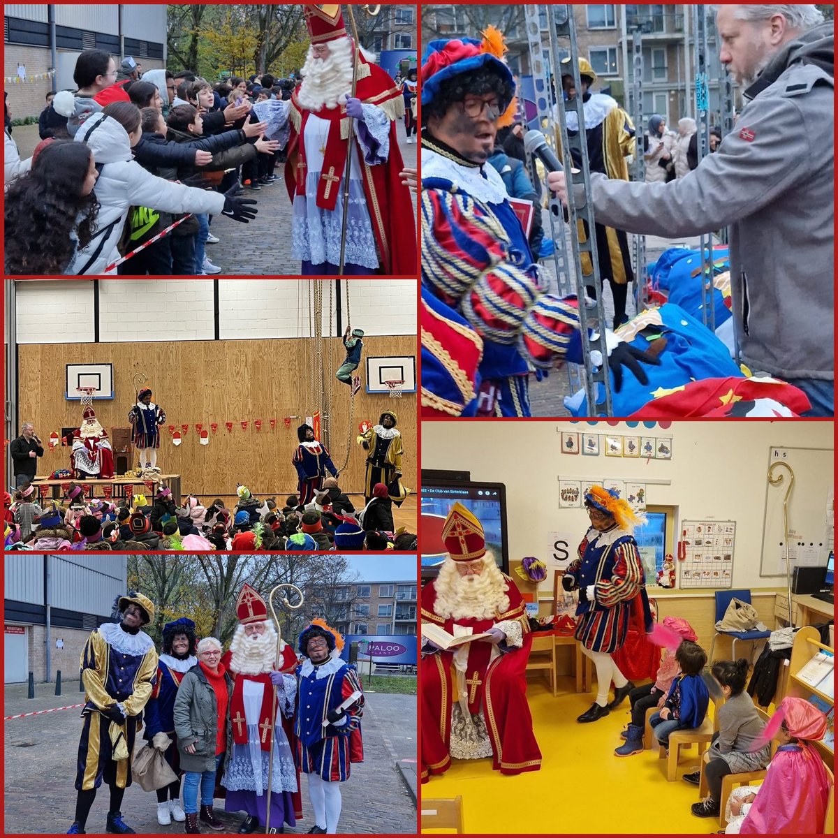 OBS_DeWissel's tweet photo. Sint en pieten op bezoek bij #obsDeWissel #KCDeWissel @marcvdmaaten @Will_Blik070 @will @dehaagsescholen https://t.co/PnzbqqYKlR