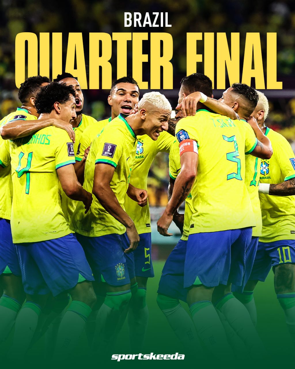 Sportskeeda Football on Twitter "Brazil are in the World Cup Quarter