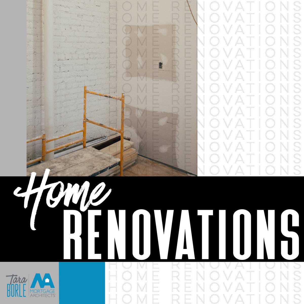 <Home RENOVATIONS>

Mortgage refinancing is one way to use the equity in your home for renovation costs. 
Contact us to discuss your home refinancing options. 

The Tara Borle Mortgage Team:
Relatable. Experienced. Trusted.

#stalbert #t8n #stalbertrealty