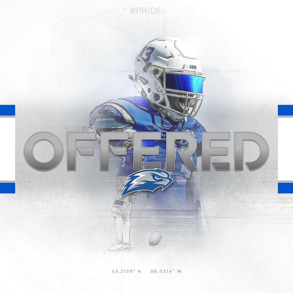 very grateful to receive a roster spot from <a href="/CUWFB/">CUW Falcon Football</a>! <a href="/DGS_Football/">DGS Football</a> <a href="/DuffyLens/">Laura Duffy</a>