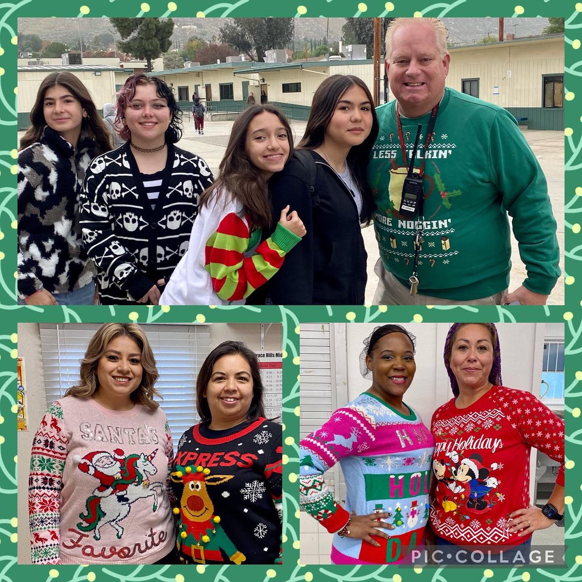 THMS_CJUSD's tweet photo. Baby it’s cold outside! Our Tigers showed their school spirit by wearing fun holiday sweaters. #thmstigers #thmsfam #thmshappenings #schoolspiritweek #cjusd #thmsasb https://t.co/h6enJGrj4U