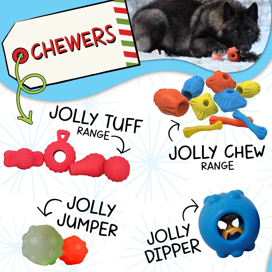 Jolly_Pets's tweet photo. We’re helping you prep for holiday shopping with our Ultimutt Pawliday Gift Guide🐶 #GiftGuide #GiftIdeas  #StockingStuffer  https://t.co/rrWYSDWFkF https://t.co/avF7QQInxz