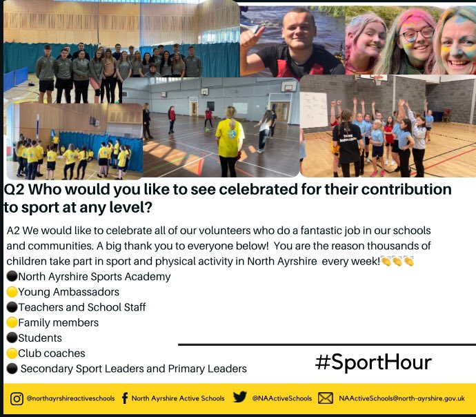North Ayrshire Active Schools tweet media