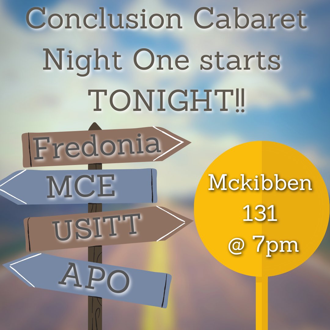 Are you ready to hit the road?? 🚗🚙 come out to support the first half of performers tonight, and see the amazing work USITT &amp; APO are putting into both nights behind the scenes!