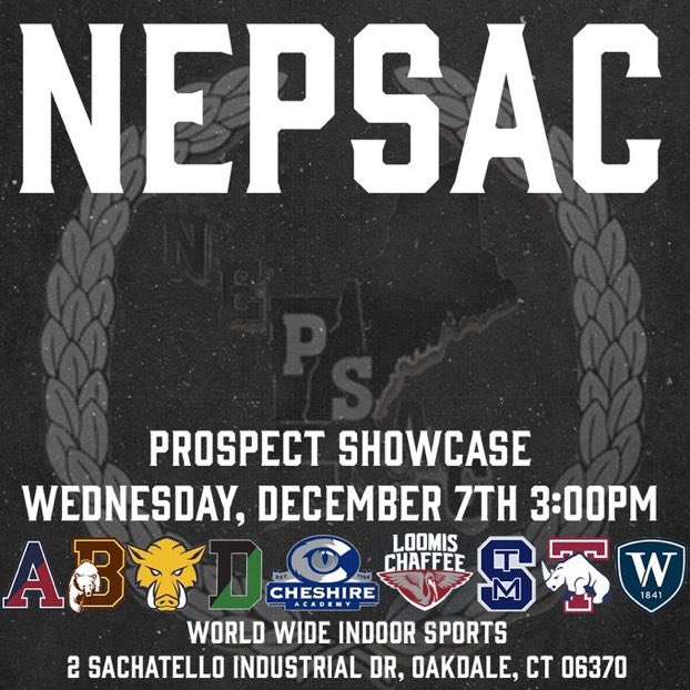 🚨College Coaches🚨 Don’t miss out on an amazing showcase next Wednesday December 7th STM’s indoor facility Come check out some of New England’s best unsigned ‘23 & very talented ‘24s from excellent programs. 3pm at World Wide Indoor Sports in Oakdale, CT!