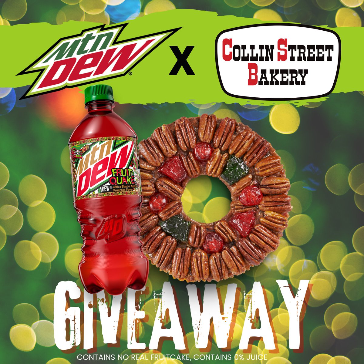 CollinStreet's tweet photo. We're makin' it REIN-deer! 🦌🦌🦌 We're giving away over $400 in Mtn Dew + CSB treats in our @MountainDew X Collin Street Fruit Quake Giveaway! ENTER TO WIN >> https://t.co/QFd46eN4M5 #MountainDew #FruitQuake https://t.co/0DuKblOGJK