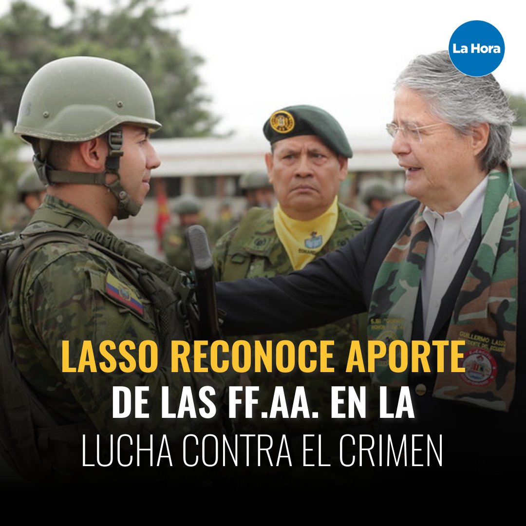 lahoraecuador's tweet photo. El presidente @LassoGuillermo también anunció el incremento de días de descanso de los militares 🪖para las festividades de Fin de Año. 👉🏻https://t.co/s3NBLbIB1y https://t.co/mOYmj4ATjs
