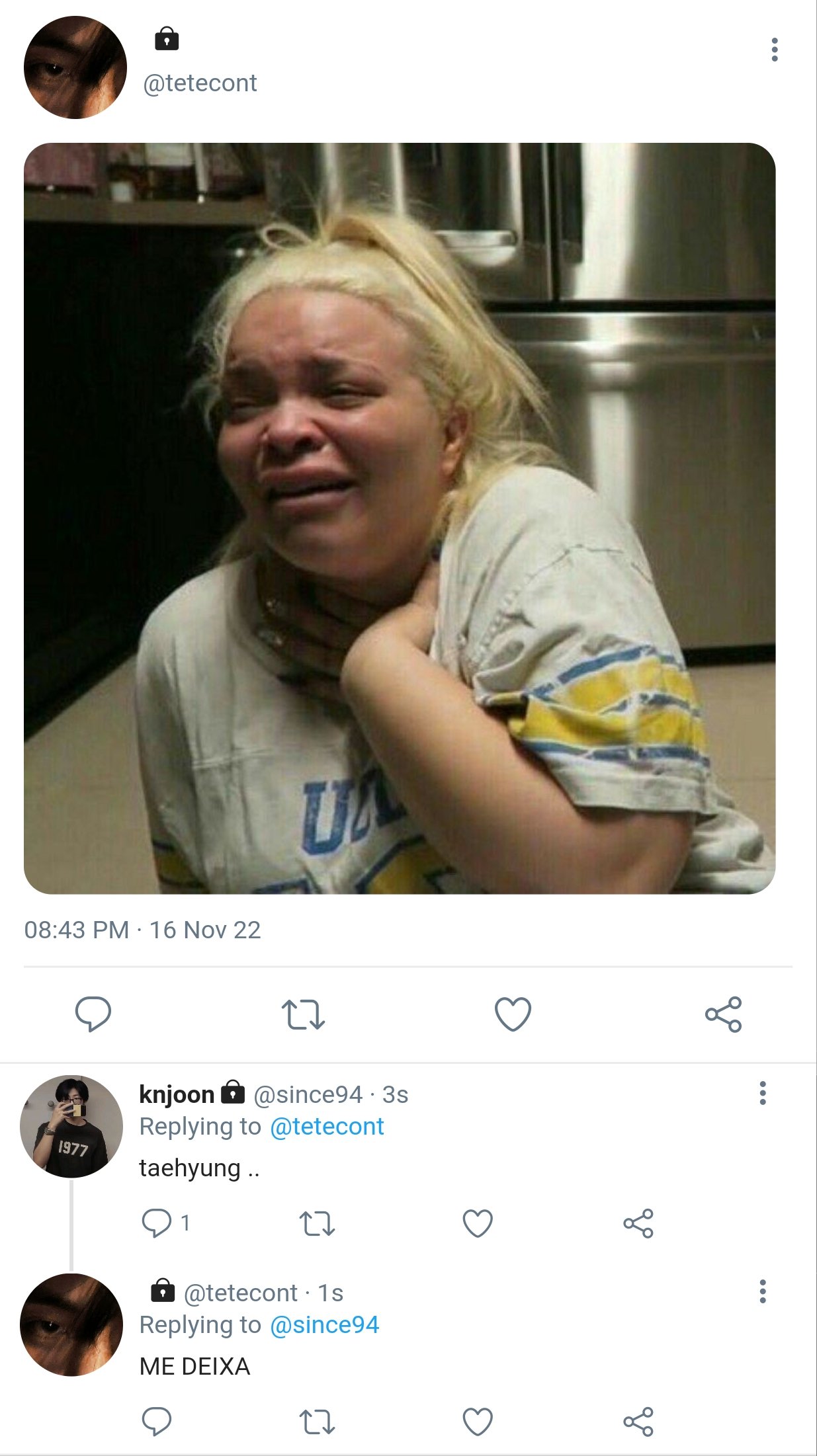  tani on twitter taekook mini au meu camisa 10 onde o titular