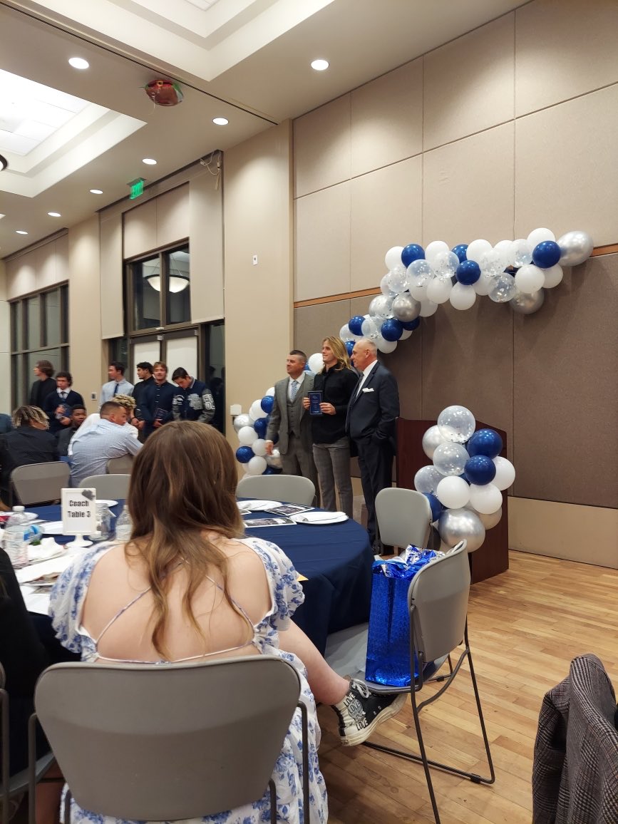 Congrats to Ben Holland as he won the 2022 Big Hit Award!  ⁦<a href="/THHSAthletics/">Mustangs Athletics</a>⁩ ⁦<a href="/THHS_Football/">THHS_Football</a>⁩ ⁦<a href="/THHSPepSquad/">Trabuco Hills Pep Squad</a>⁩