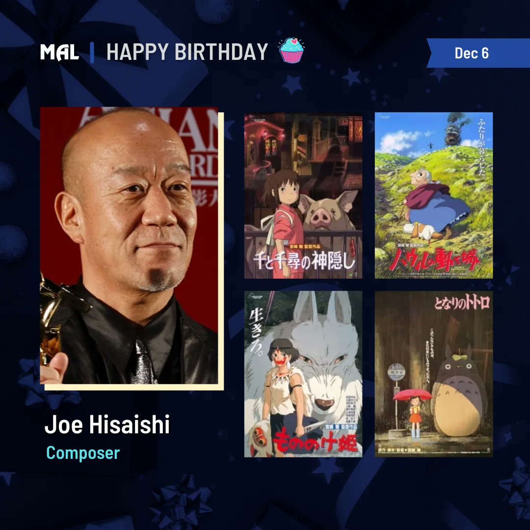 Happy Birthday to Joe Hisaishi! Full profile:  