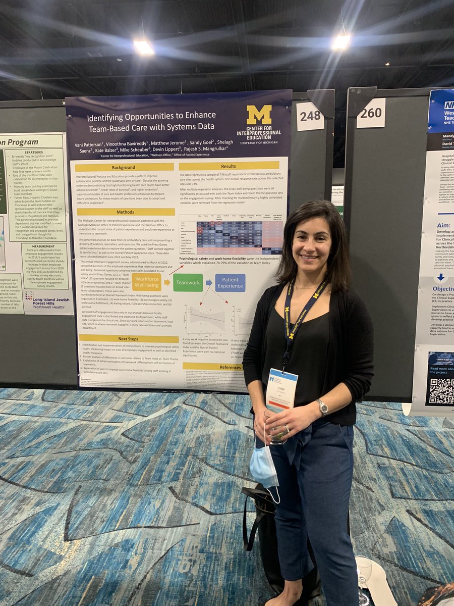 Vani Patterson (@vanims1) on Twitter photo Proud to present <a href="/umichHealthIPE/">Michigan Center for Interprofessional Education</a> work with <a href="/umichmedicine/">Michigan Medicine</a> Office of Patient Experience and Wellness Office #IHIForum Proud to present <a href="/umichHealthIPE/">Michigan Center for Interprofessional Education</a> work with <a href="/umichmedicine/">Michigan Medicine</a> Office of Patient Experience and Wellness Office #IHIForum