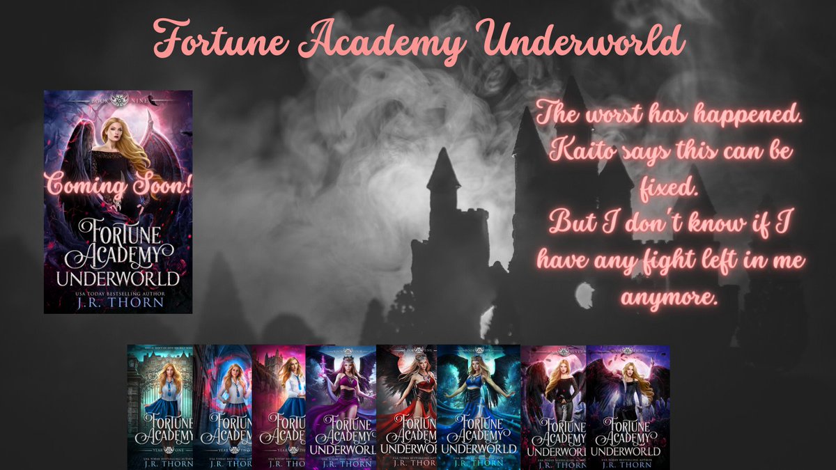 ☠️🔮Fortune Academy Book Nine🔮☠️
Preorder: geni.us/FortuneAcademy9

#reverseharem #reverseharemreads #reverseharemauthor #angels #demons #vampires #shifters #mages