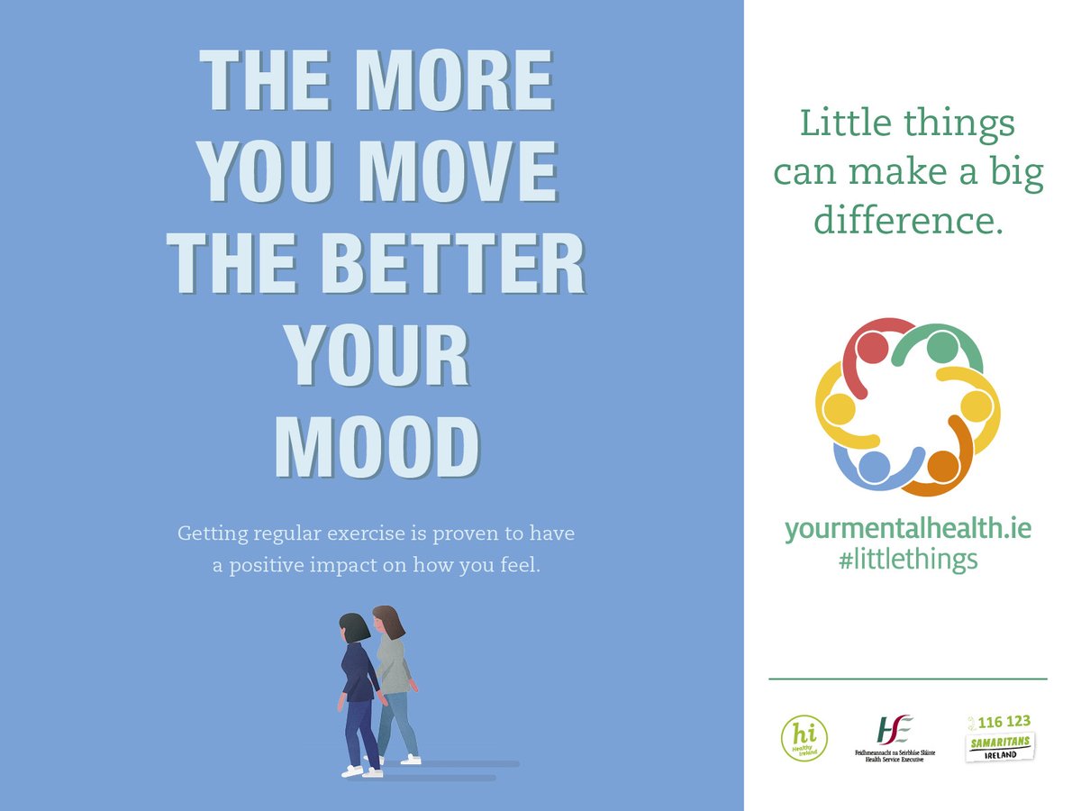 It might be cold outside, but a good long walk can be a great thing to lift your mood.
Regular exercise is good for you, physically and mentally.