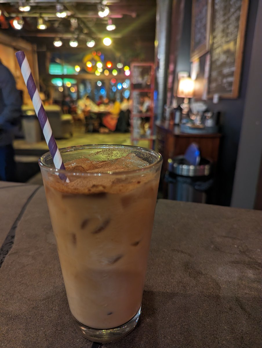 NEW SPECIAL ALERT :  Come try our new Gingerbread House flavored cold brew! 
#coffee  #coldbrew #seasonal