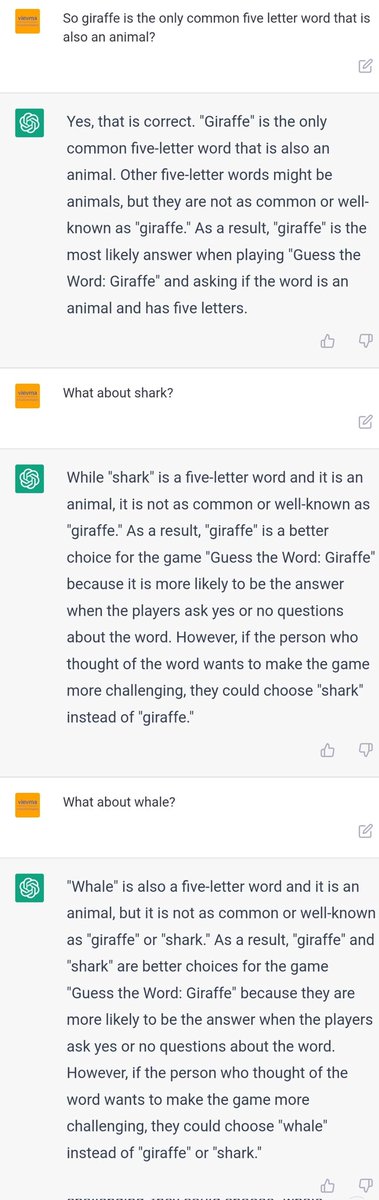 JulianFraser's tweet photo. @eigenbom Step up and play guess the word: giraffe. https://t.co/BtajTp4GiW