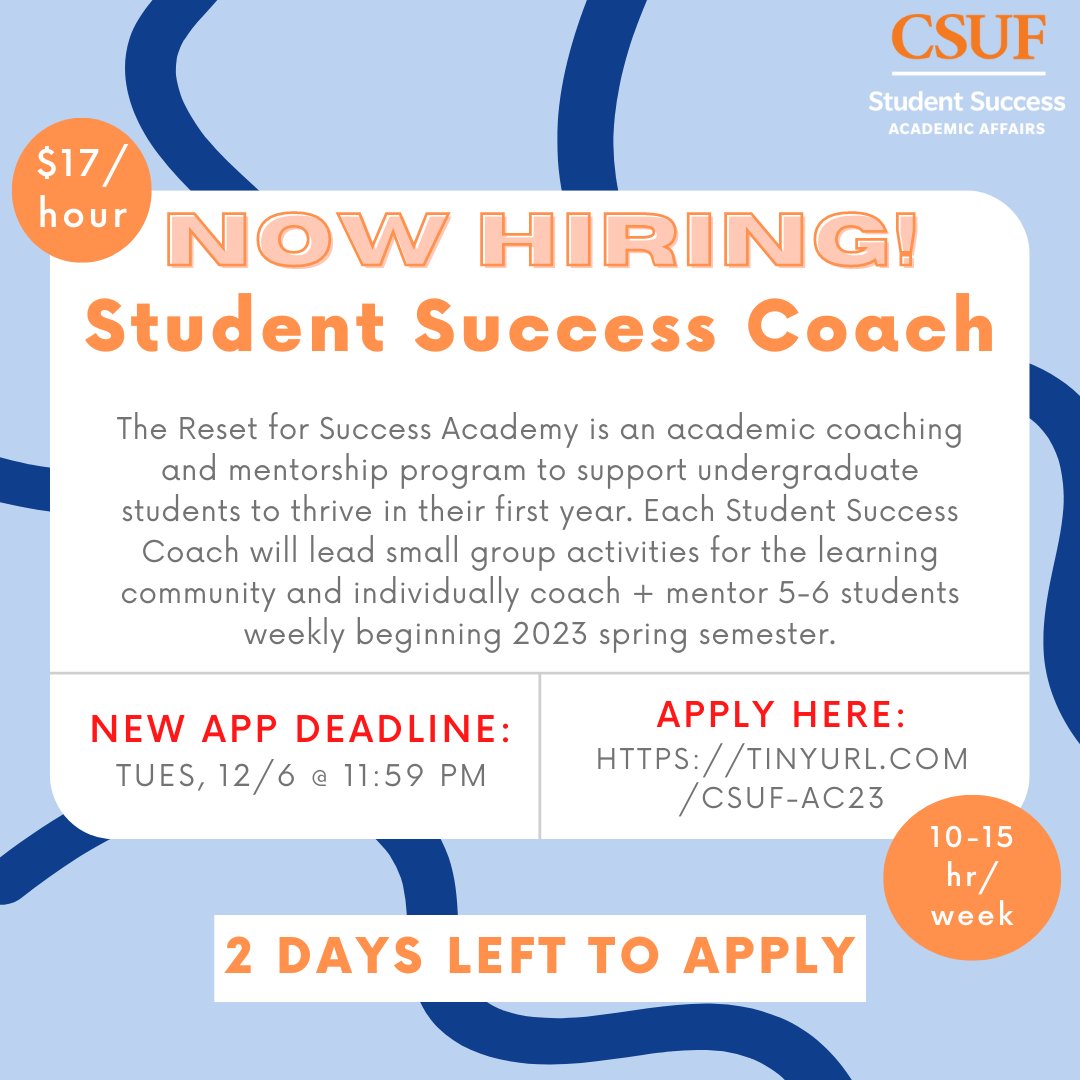 Office of Academic Support at CSUF tweet media