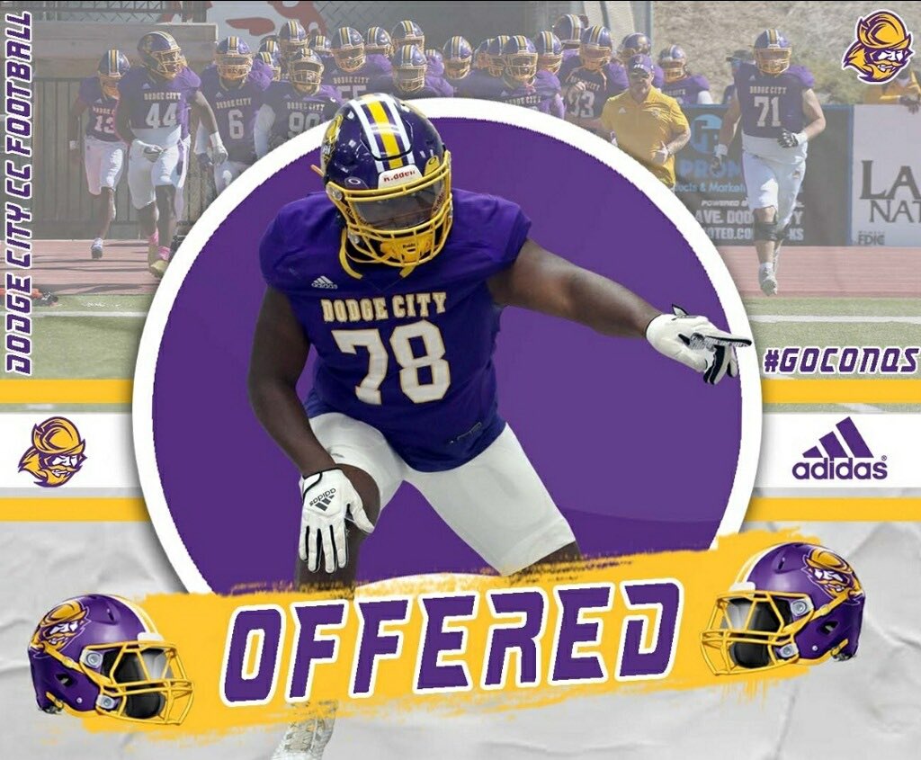 Thankful to receive an offer from Dodge city <a href="/Cernyn1/">Coach (Mac)Macon</a> @rdorceus72 <a href="/GoConqsFB/">Dodge City Football</a>