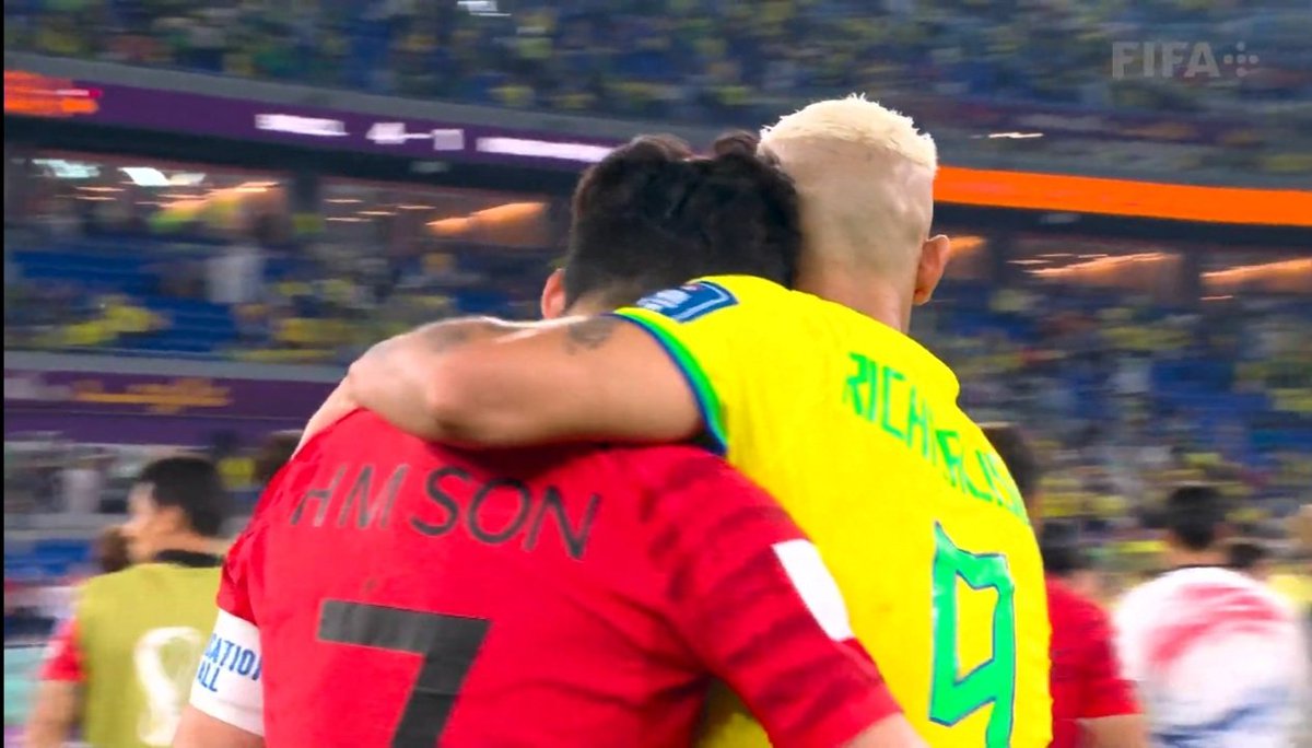 <a href="/footballtweet/"></a> It's part of Brazil's culture to celebrate this way, what's disrespectful about it??? See how the players greeted each other after the match, in these photos you see nothing but respect. Funny how a dance is "disrespectful" but Roy Keane's 13 red cards aren't