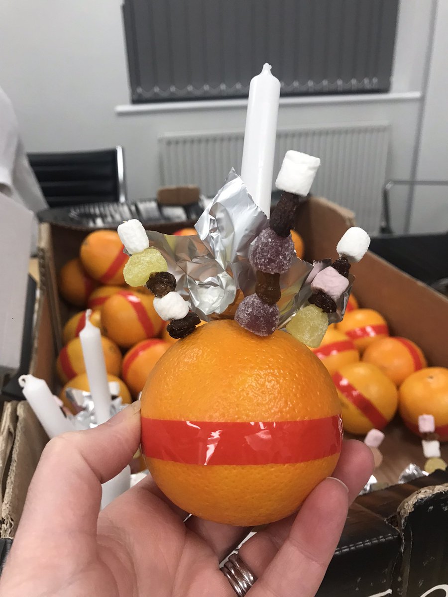 ColourBoxMktg's tweet photo. Put on some Christmas tunes &amp; constructed over 300 #christingles this eve, with the team @ParsonsAcc in support of @kirkheatonsch (1 for each child attending their service) &amp; @childrensociety #csr #charity #community https://t.co/4Pok65yyOR