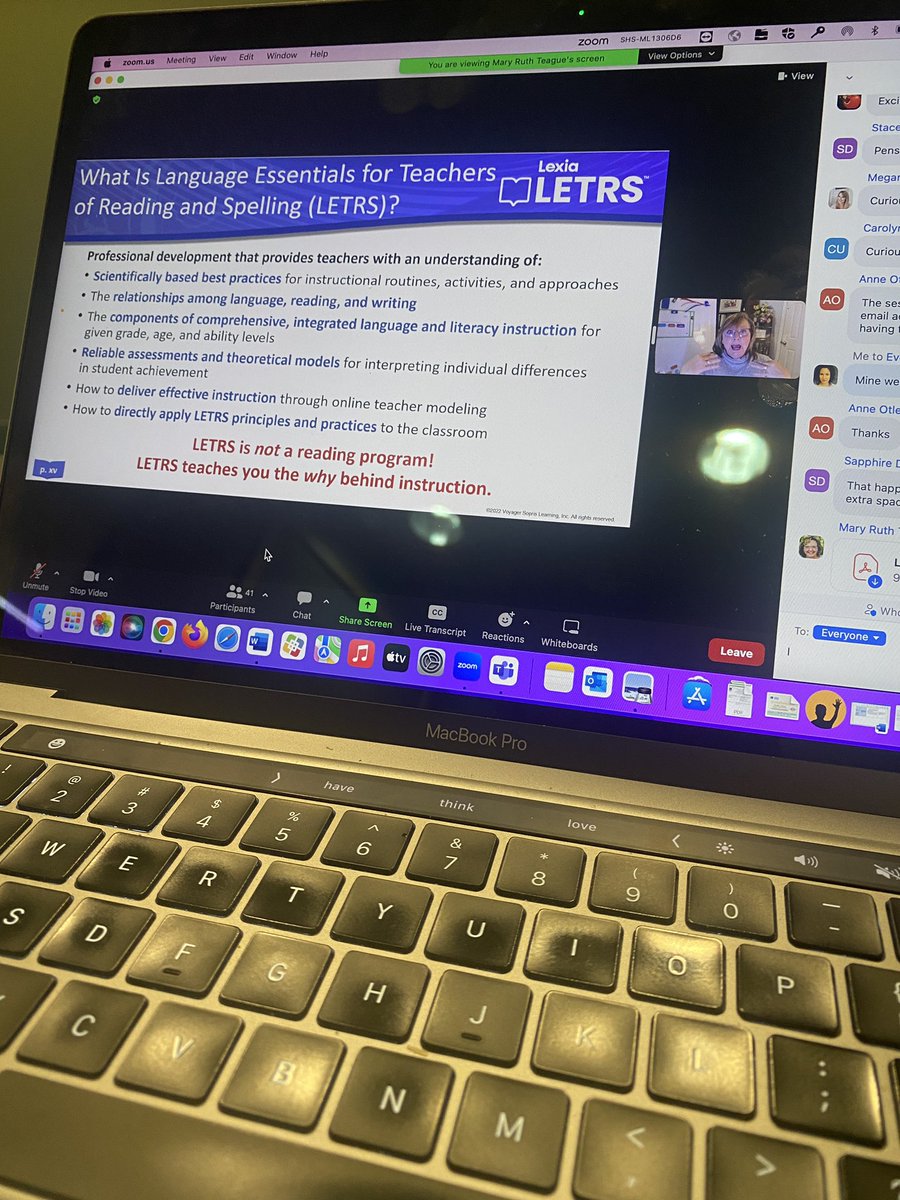 Very excited to be in this reading training today ☺️