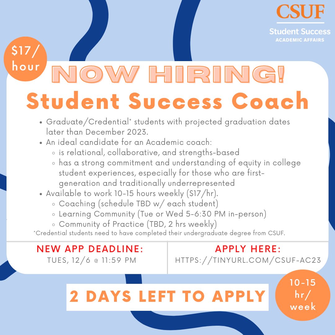 Office of Academic Support at CSUF tweet media