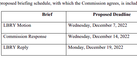 LBRYcom's tweet photo. This is the schedule to close out round 1 of the SEC vs LBRY case.

After the final reply, the judge will decide on remedies. There may still be a surprise in store... 🤞 https://t.co/aMhyy2fR7K