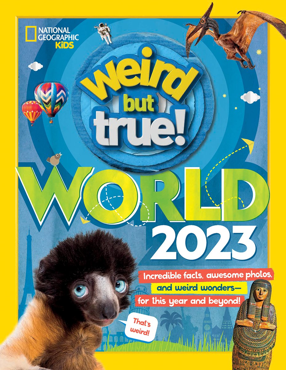 Journey across the 7 continents, dive into the ocean, & blast off into space to discover a whole wide world of weird in WEIRD BUT TRUE! WORLD 2023 + enter to #win one of 5 copies in the #bookblitz #giveaway! #AD #childrensbooks #weirdbuttrue themommyisland.blogspot.com/2022/12/gift-s…