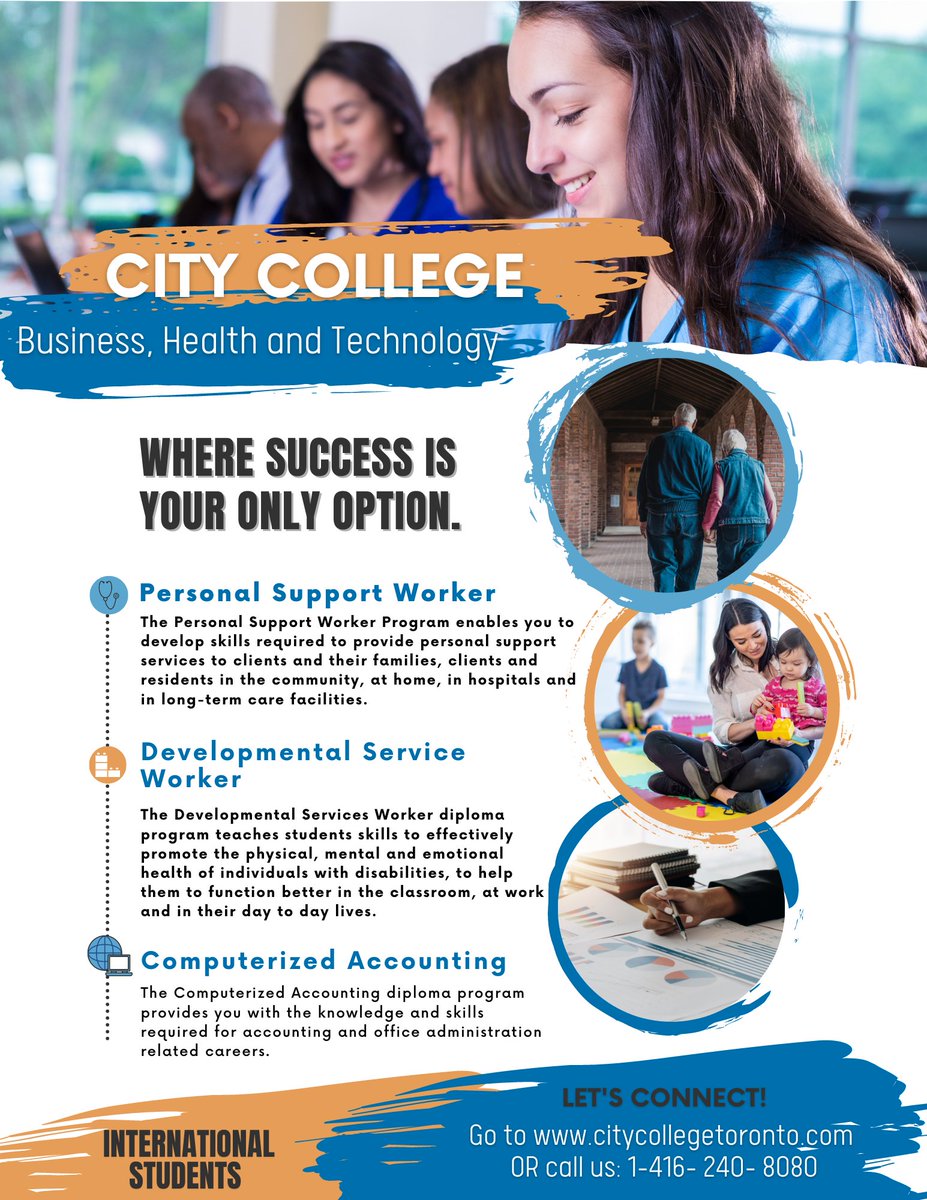 Treat your self with the gift of education. December promotion. Contact us @ #416-240-8080. citycollegetoronto.com