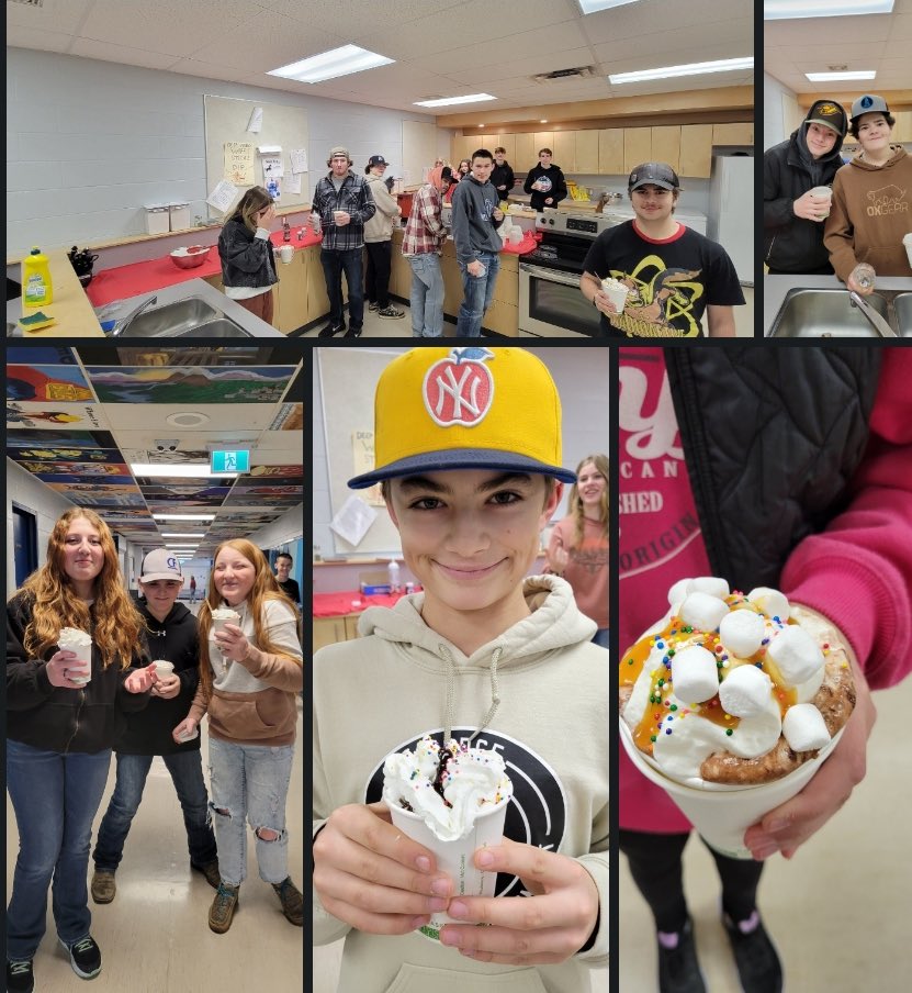 Twelve + days of Christmas at Alix MAC School, Jr/Sr leadership is spoiling us. <a href="/AlixMACSchool/">Alix MAC School</a>