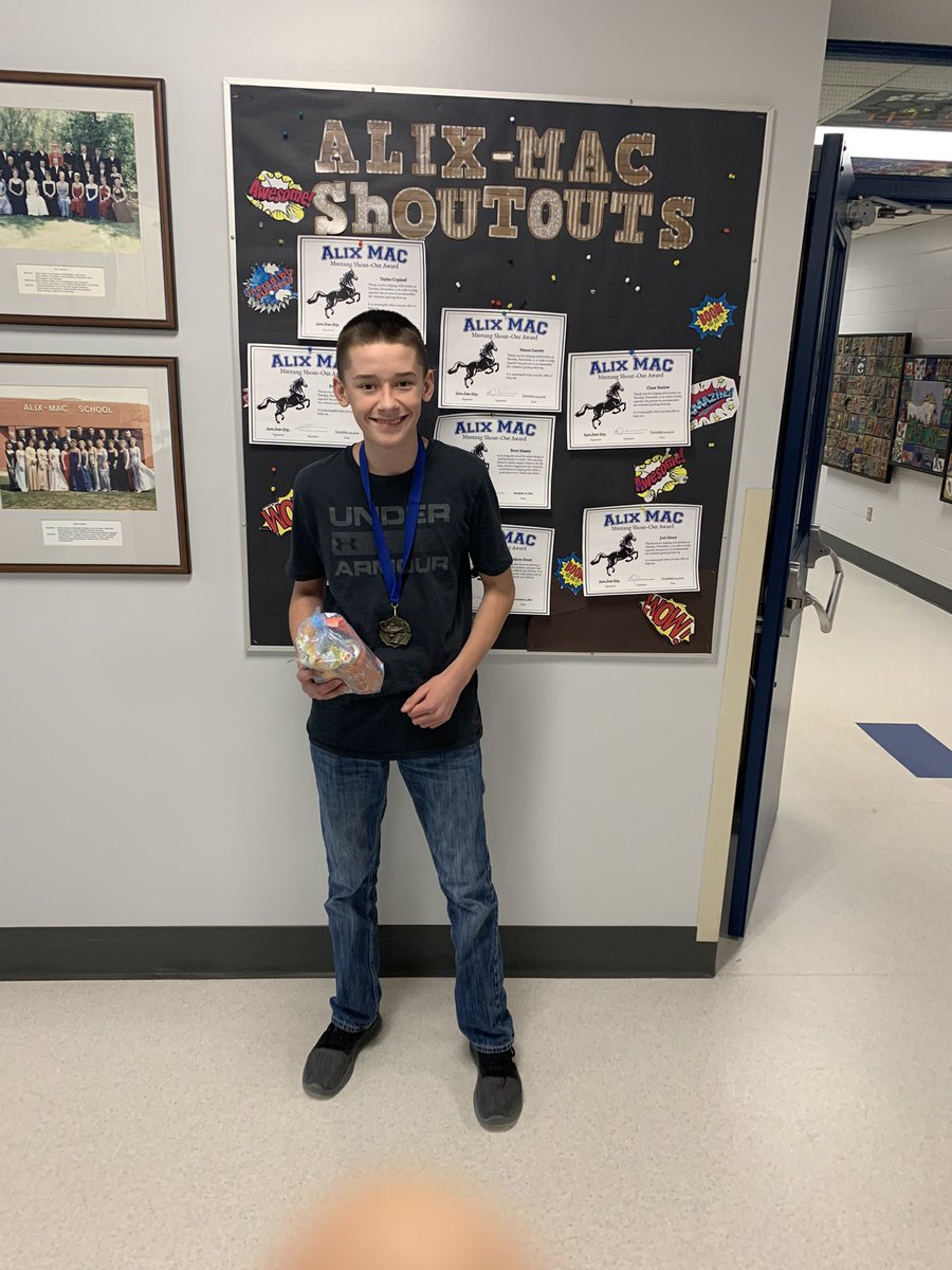 Congrats Colton on receiving honours last year. You rock and are a great example for others. Keep up the great work.<a href="/AlixMACSchool/">Alix MAC School</a>