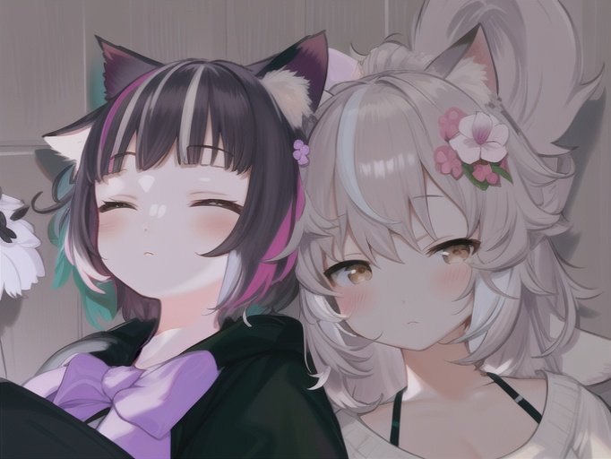 Sakuracyannn's tweet photo. 昔zuwaiiとの写真AI絵にした(=￣ω￣=) https://t.co/Ikg2wwvofl