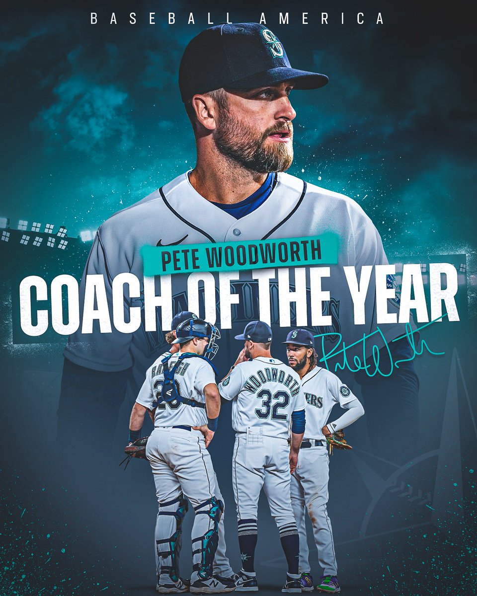 Taking our pitchers to the next level 🫡 Congratulations to @3Wood11 on being named @BaseballAmerica’s MLB Coach of the Year! 🔗 atmlb.com/3Hi4r5L