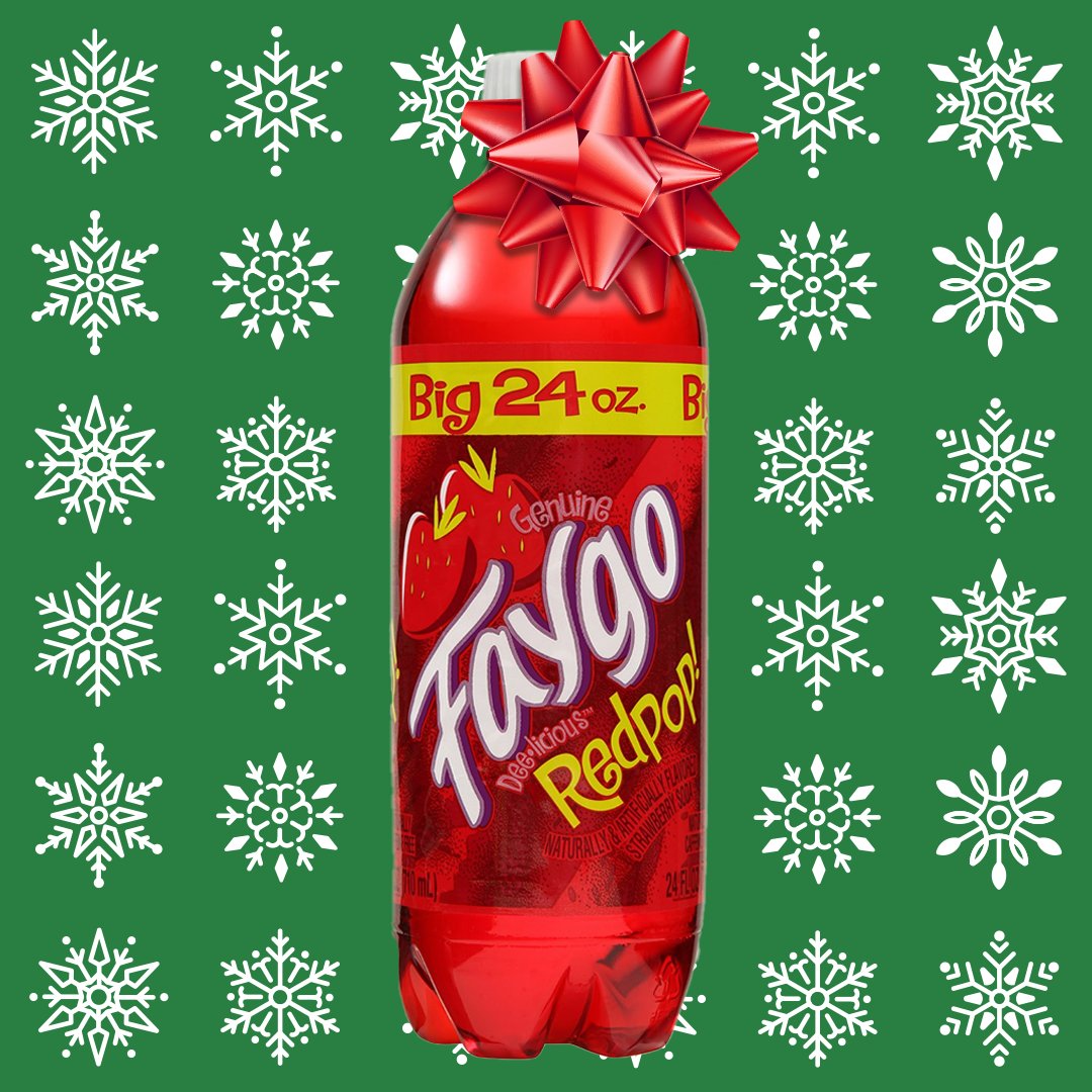 They say the holiday season is the time for sharing. Give the gift of Faygo this year.​
#Faygo #HappyHolidays #Gift #Presents #Love