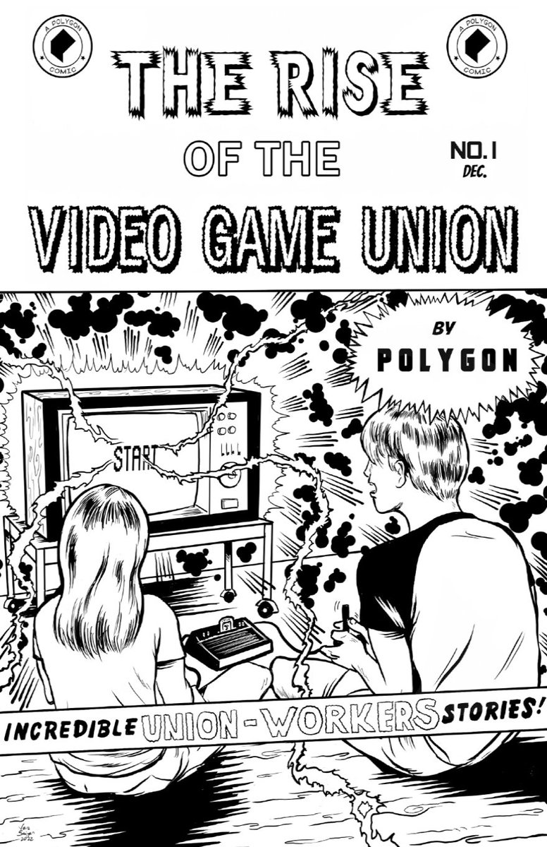 Been seeing <a href="/Polygon/">Polygon</a>'s "The Rise of the Video Game Union" zine pop up all over the place today.

Normally stay away from cataloguing zines into #TheVideoGameLibrary, but read through it, and it's fantastic!

Making an exception:

👉thevideogamelibrary.org/book/the-rise-…

<a href="/sweetpotatoes/">Nicole Carpenter</a> <a href="/plante/">ᅟ</a>