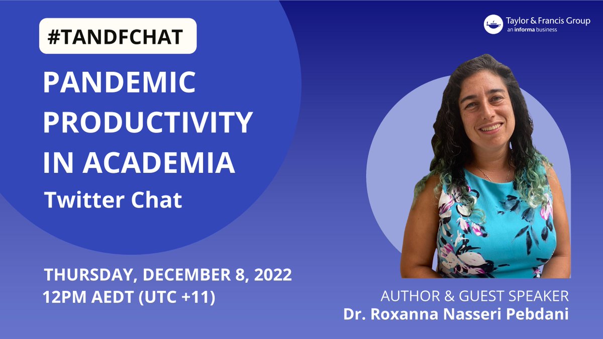tandfonline's tweet image. How has the COVID-19 pandemic impacted the productivity of parents in academia?

Author @RoxyPebdani joins us this Thursday to discuss her findings on how mothers were disproportionately affected.

Follow the conversation with #TandFChat 

 @HERDjournal #Momademia #AcademicMums