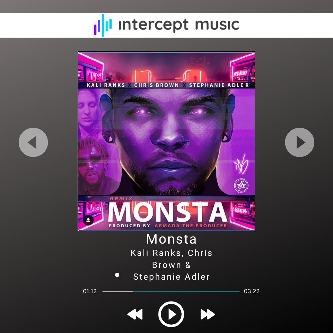 Intercept_Music's tweet image. If you haven't streamed this unique remix yet, get after it! "Monsta" is out now on all platforms! 

#interceptmusic #newmusic #remix #chrisbrown #remixer #artist #music #indie