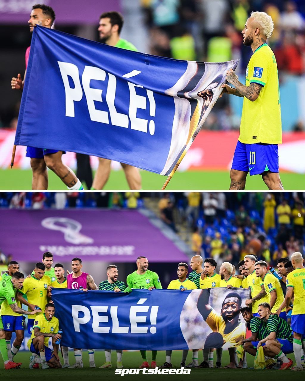 Sportskeeda Football on Twitter "Team Brazil show support for their