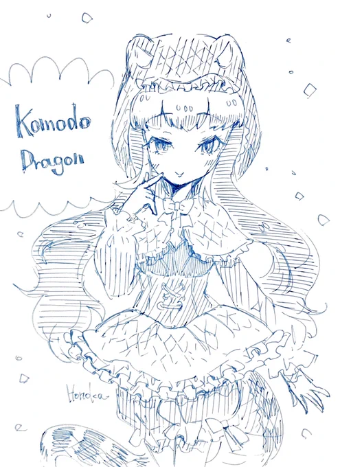 コモドドラゴン
#けもフレ
#けものフレンズ 