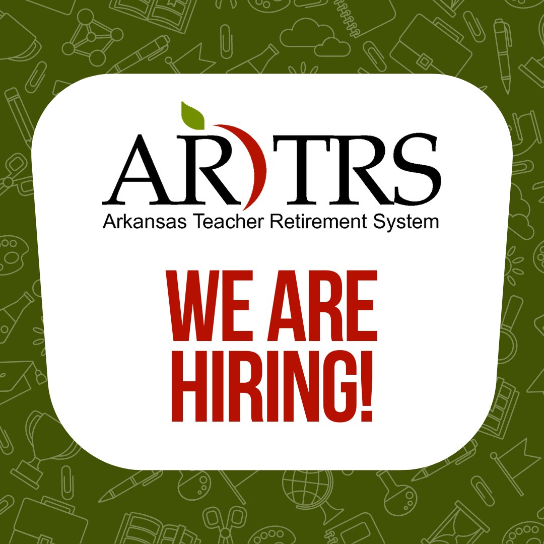 AR Teacher Retirement System on Twitter "ATRS is now accepting