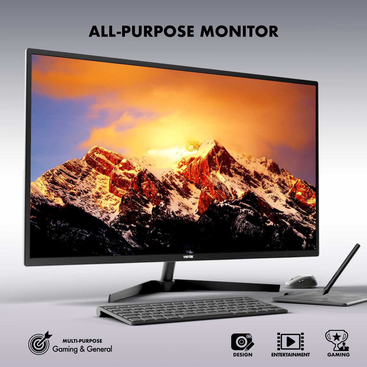 Work by day, game by night! With HUGE savings on Viotek monitors during our Holiday Sale! bit.ly/3iAcccV