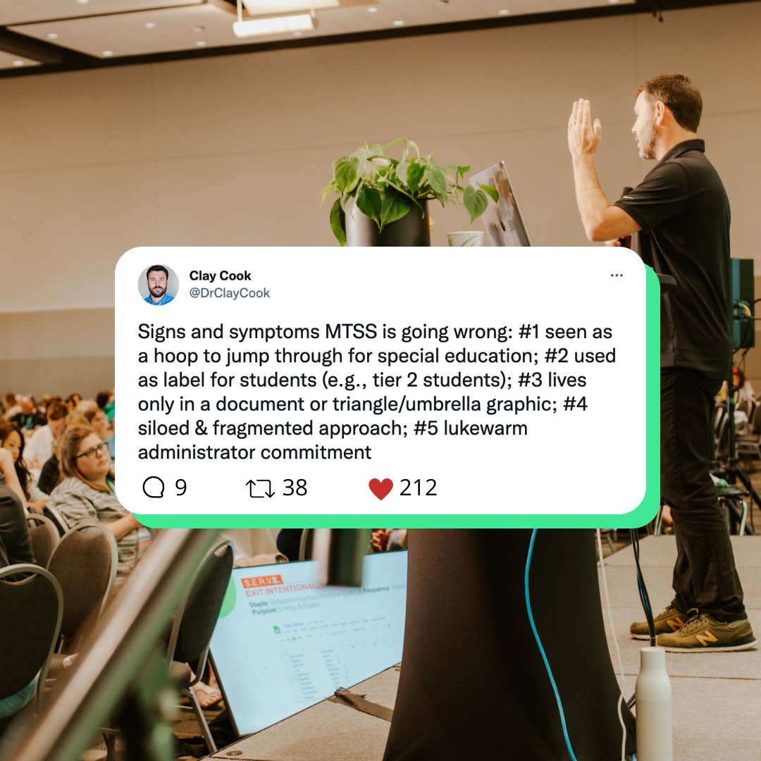 Top 5 signs and symptoms #MTSS MTSS is going wrong from <a href="/DrClayCook/">Clay Cook</a>, Chief Development Officer here at CharacterStrong.

Looking to learn more about MTSS and hear from industry leaders? Don't miss out on our FREE #MTSSSummit23, register here: characterstrong.com/mtsssummit/