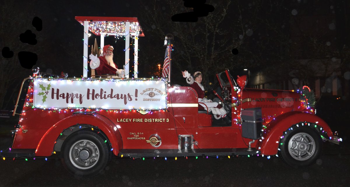 LaceyFireDist3's tweet photo. π #SantaMobile season kicks off TONIGHT in the @CityofLacey Lighted Parade. Are you ready to get the holiday season started?! π
π Festivities begin at 6:30pm. Find event details here: https://t.co/Lmgwbm1yGs
#SantaMobile #HolidayFun https://t.co/OJYAMpcqpa