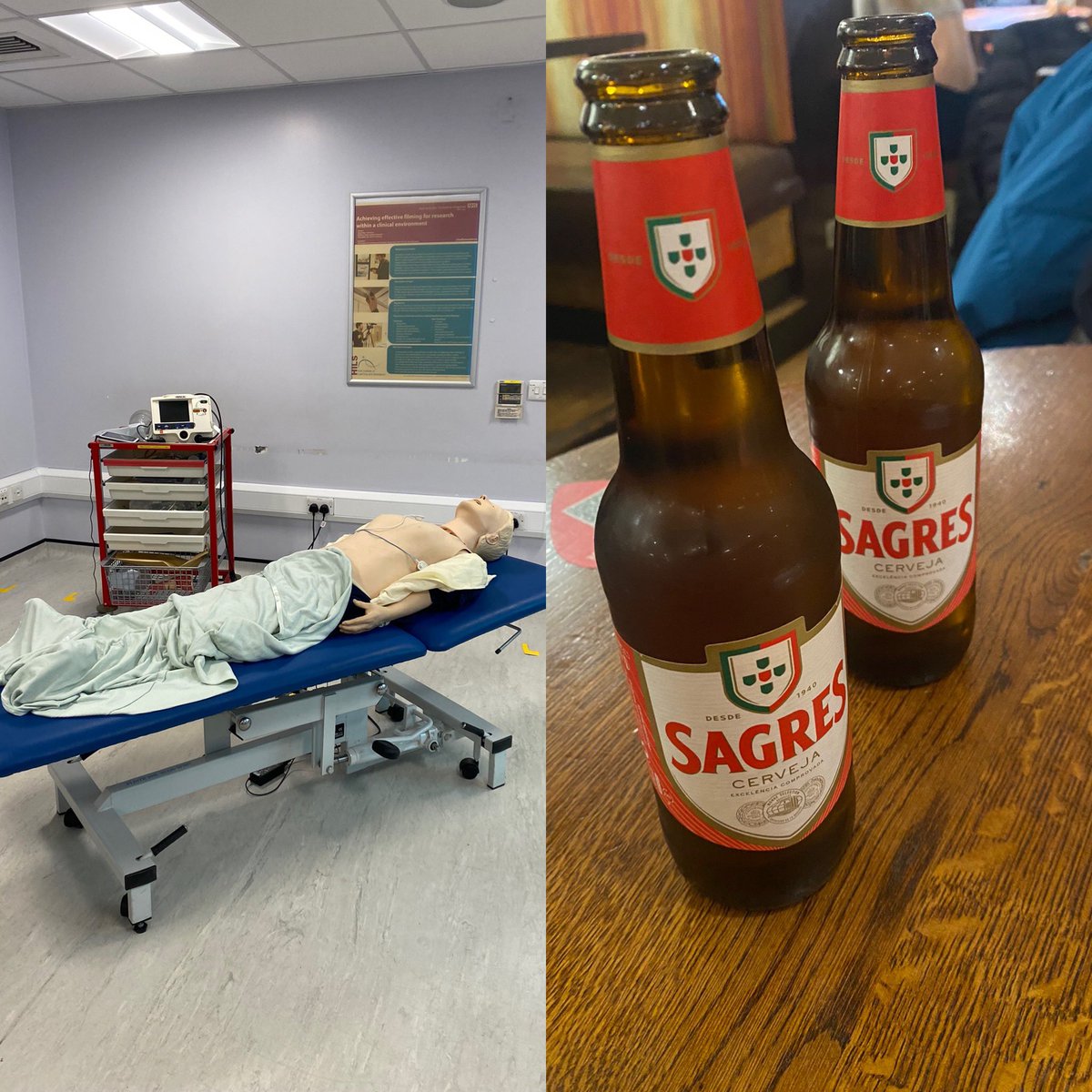 Last week’s completion of the <a href="/ResusCouncilUK/">Resuscitation Council UK</a> Generic Instructor Course and the mandatory celebratory nandos and beers with <a href="/EMDoc_AB/">AB</a>. Cheers! 🍻