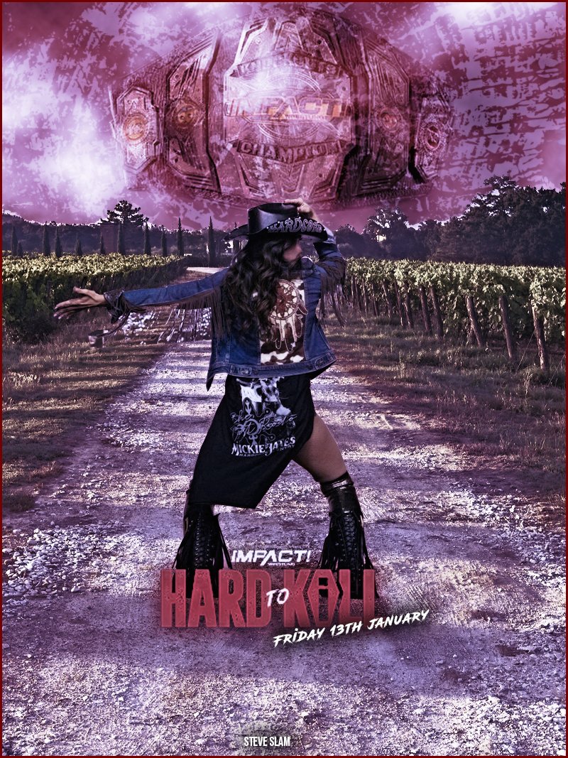 SteveSlamFR's tweet photo. My edit for the next #HardToKill with @MickieJames
#Rodeo #TitlevsCareer
13th january on @FiteTV https://t.co/sAJIRDJGq4
#ImpactOnAXSTV #ImpactOnDAZN #ImpactWrestling #ProWrestling #HardcoreCountry #MickieJames #KnockoutsDivision #fanart #art #photoshop #header #PPV https://t.co/EipsVzqAOo
