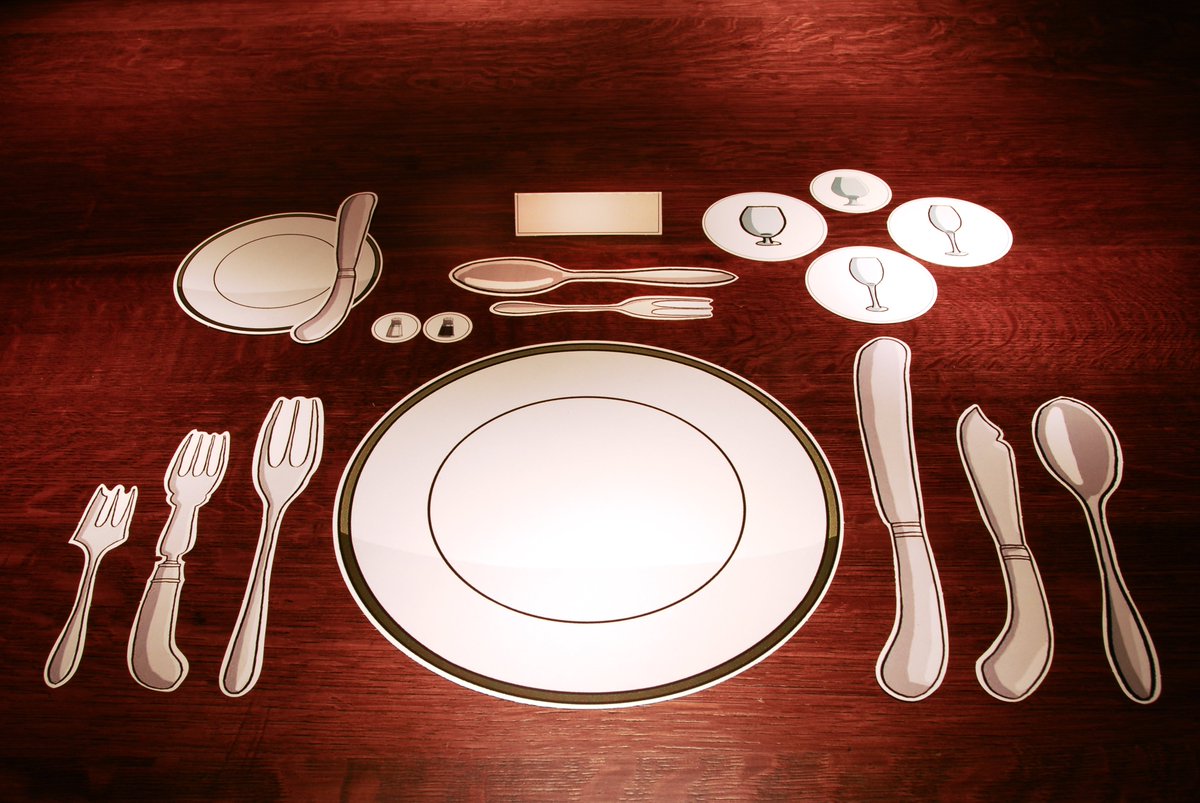 ButlerSchool's tweet image. We have just launched our Paper Cutlery Cut-outs to be used to learn how to set a place setting!  Come have a look.